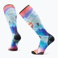 Skisocken Smartwool Ski Zero Cushion Ski Day Print OTC laguna blue