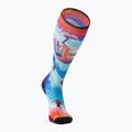 Skisocken Smartwool Ski Zero Cushion Ski Day Print OTC laguna blue 2