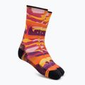 Smartwool Damen Trekkingsocken Hike Light Cushion Bear Country Print Crew orange-rost