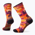 Smartwool Damen Trekkingsocken Hike Light Cushion Bear Country Print Crew orange-rost 6