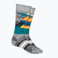 Smartwool Kindersocken Wintersport Full Cushion Mountain Moose Pattern OTC hellgrau