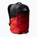 The North Face Borealis 28 l feuerrot dip dye großen Druck / schwarz Wandern Rucksack