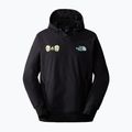 Herren-Trekking-Sweatshirt The North Face Tekno Logo Hoodie schwarz/sun sprite 5