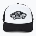 Herren Vans Classic Patch Curved Bill Trucker Kappe schwarz/weiß 2