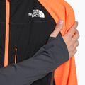 Herren Softshelljacke The North Face Dawn Turn Softshell Fz schwarz/shocking orange/asphalt grau 3