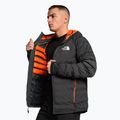 Herren Skijacke The North Face Dawn Turn 50/50 Synthetik Asphalt grau/rot orange 3