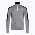 Herren-Trekking-Sweatshirt The North Face Ma 1/4 Zip LS mittelgrau heather/schwarz