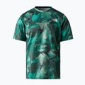 Herren Laufshirt The North Face Sunriser SS lichen teal camo Stickerei Druck