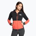 Damen Daunenjacke The North Face Dawn Turn Hybrid Ventrix Hoodie strahlend orange/schwarz/asphaltgrau