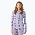 Damen-Thermoaktivshirt Smartwool Merino 250 Baselayer Crew Boxed violet flirt with me