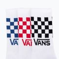 Vans Classic Check Crew Herrensocken 3 Paar weiß 6