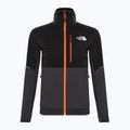 Herren Skijacke The North Face Dawn Turn Hybrid Ventrix Hoodie asphaltgrau/schwarz/schockierend orange 6