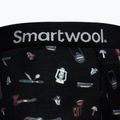 Thermoaktive Boxershorts Herren Smartwool Merino Print Boxer Brief black gone camping 5