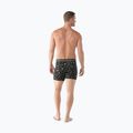 Thermoaktive Boxershorts Herren Smartwool Merino Print Boxer Brief black gone camping 2
