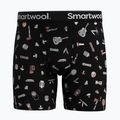 Herren Smartwool Merino Print Boxer Brief schwarz gone camping 3