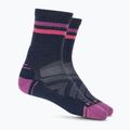 Trekking Socken Damen Smartwool Hike Light Cushion Tube Stripe Crew deep navy/power pink