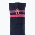 Trekking Socken Damen Smartwool Hike Light Cushion Tube Stripe Crew deep navy/power pink 3