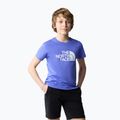 The North Face Easy dopamine blaues Kinder-T-Shirt