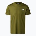 Herren Trainings-T-Shirt The North Face Reaxion Red Box Wald-Olive 6