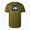 Herren Trainings-T-Shirt The North Face Reaxion Red Box Wald-Olive 7