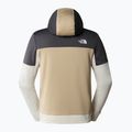 Herren Sweatshirt The North Face Ma Full Zip weiß dune/anthrazit grau 2