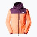 Herren Laufjacke The North Face Higher Run Wind vivid flame/black currant purple 6