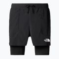 Herren Laufshorts The North Face Sunriser 2In1 Short 4In schwarz 4