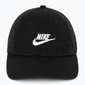 Basecap Nike Club Unstructured Futura Wash black/white 2