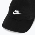 Basecap Nike Club Unstructured Futura Wash black/white 3