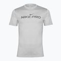 Herren Nike Dri-Fit Fitness-Trainings-T-Shirt leicht rauchgrau