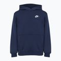Nike Sportswear Club Fleece Mitternachtsblau/Weiß Kinder Sweatshirt