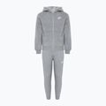 Nike Sportswear dunkelgrau heather/weiß Kinder Trainingsanzug