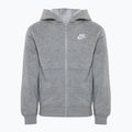 Nike Sportswear dunkelgrau heather/weiß Kinder Trainingsanzug 2