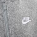 Nike Sportswear dunkelgrau heather/weiß Kinder Trainingsanzug 4