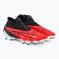 Nike Phantom GX Pro DF FG Karminrot/Weiß/Schwarz Fußballschuhe 4