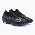 Nike Phantom GX Academy DF FG/MG schwarz/chrom/hyper royal Fußballschuhe 4