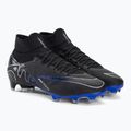 Nike Zoom Mercurial Superfly 9 Pro FG Fußballschuhe schwarz/chrom/hyper royal 4