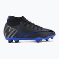 Kinder Fußballschuhe Nike JR Mercurial Superfly 9 Club FG/MG schwarz/chrom/hyper real 2