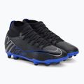 Kinder Fußballschuhe Nike JR Mercurial Superfly 9 Club FG/MG schwarz/chrom/hyper real 4
