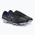 Nike Tiempo Legend 10 Pro FG Fußballschuhe schwarz/chrom/hyper real 4