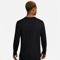Herren Nike Miler Dri-Fit UV schwarzes Lauf-Langarmshirt 3
