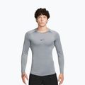 Herren-Trainings-Longsleeve Nike Pro Dri-Fit Tight Fitness smoke grey/black