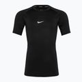 Herren Trainings-T-Shirt Nike Pro Dri-Fit Tight SS Fitness schwarz/weiß