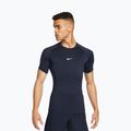 Trainings-T-Shirt Herren Nike Pro Dri-Fit Tight SS Fitness obsidian/white
