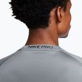 Herren-Trainingslangarmshirt Nike Pro Warm smoke grey/black 5