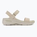 Damen SKECHERS Go Walk Arch Fit Sandale Poliert beige 2