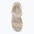 Damen SKECHERS Go Walk Arch Fit Sandale Poliert beige 6