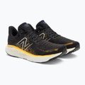 Herren New Balance 1080V12 schwarz / gelb Laufschuhe 4