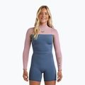 Damen-Neoprenanzug zum Schwimmen ROXY 2/2 mm Prologue+ LS Springsuit Flock ash