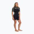 Damen Neoprenanzug ROXY 2.0 mm Swell Natural Back Zip SS Springsuit black floral 3